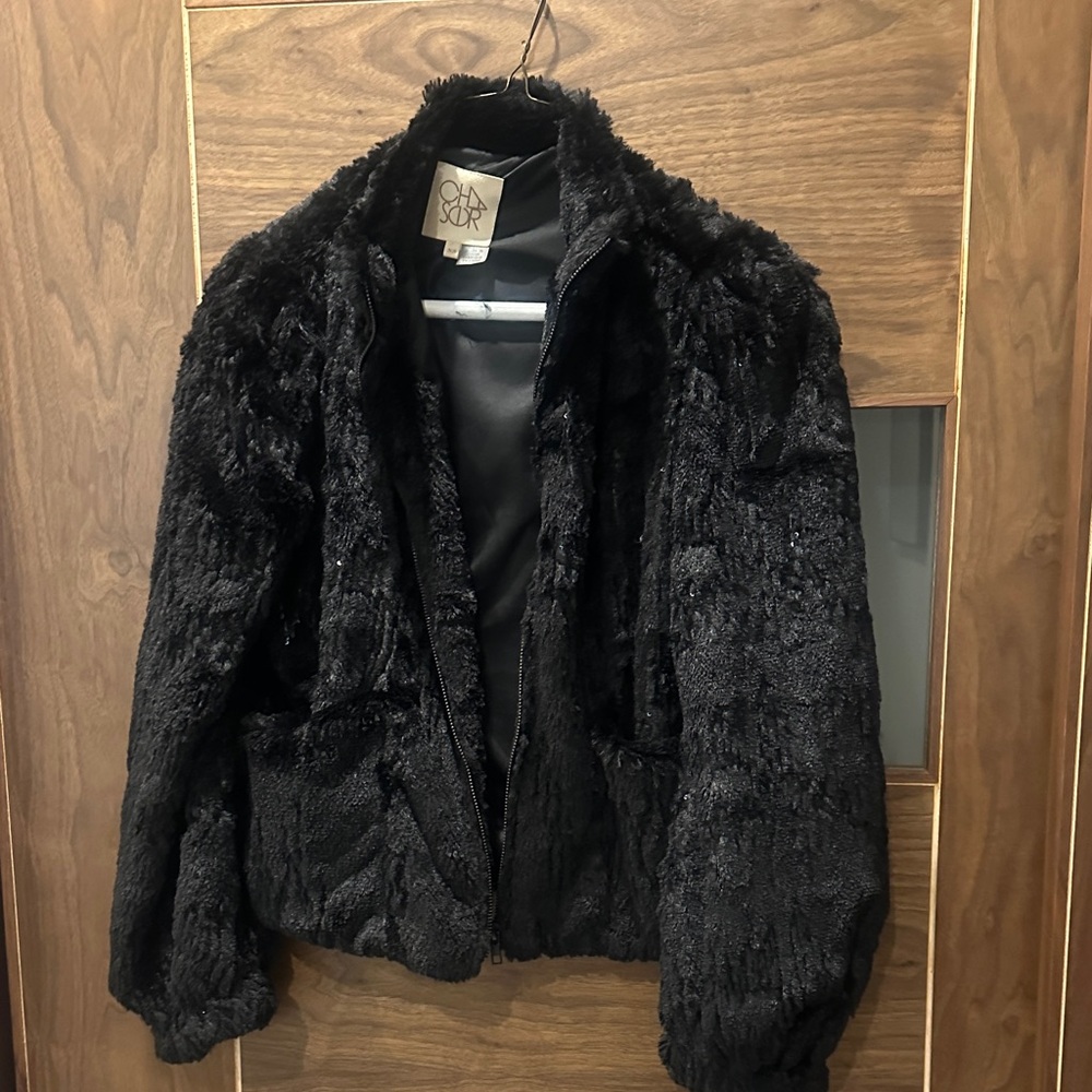 Chaser Black Teddy Jacket